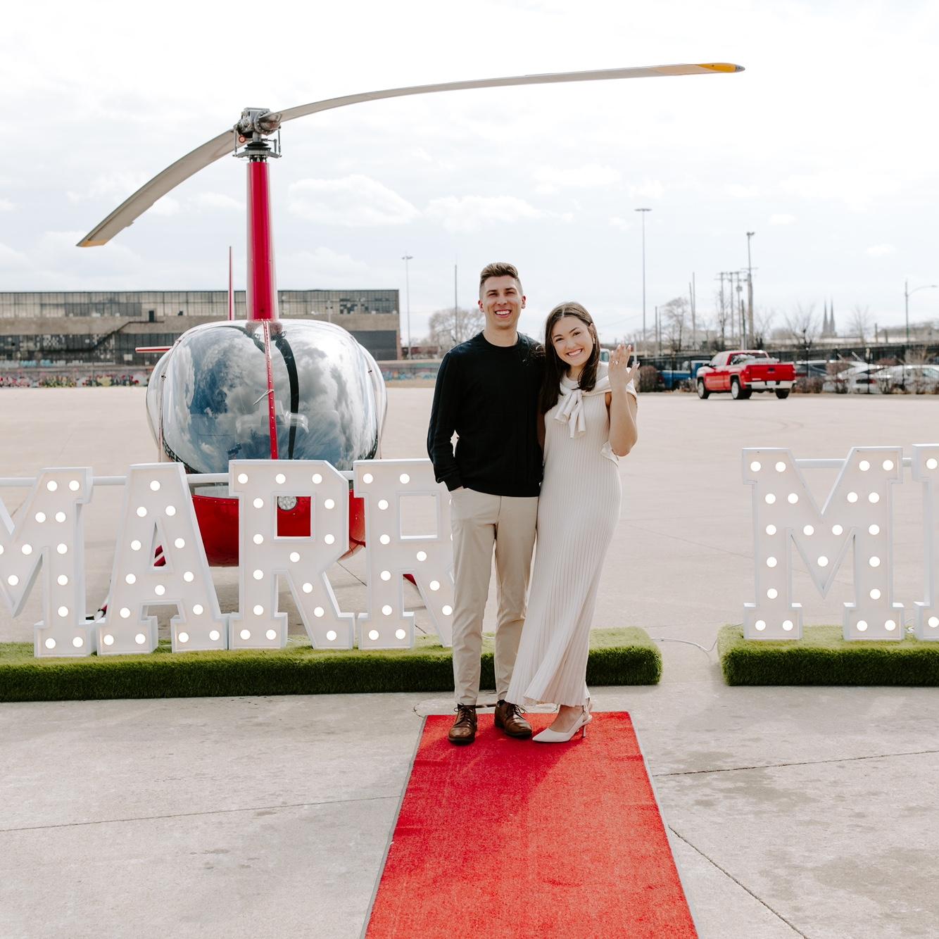 How Jimmy popped the question!