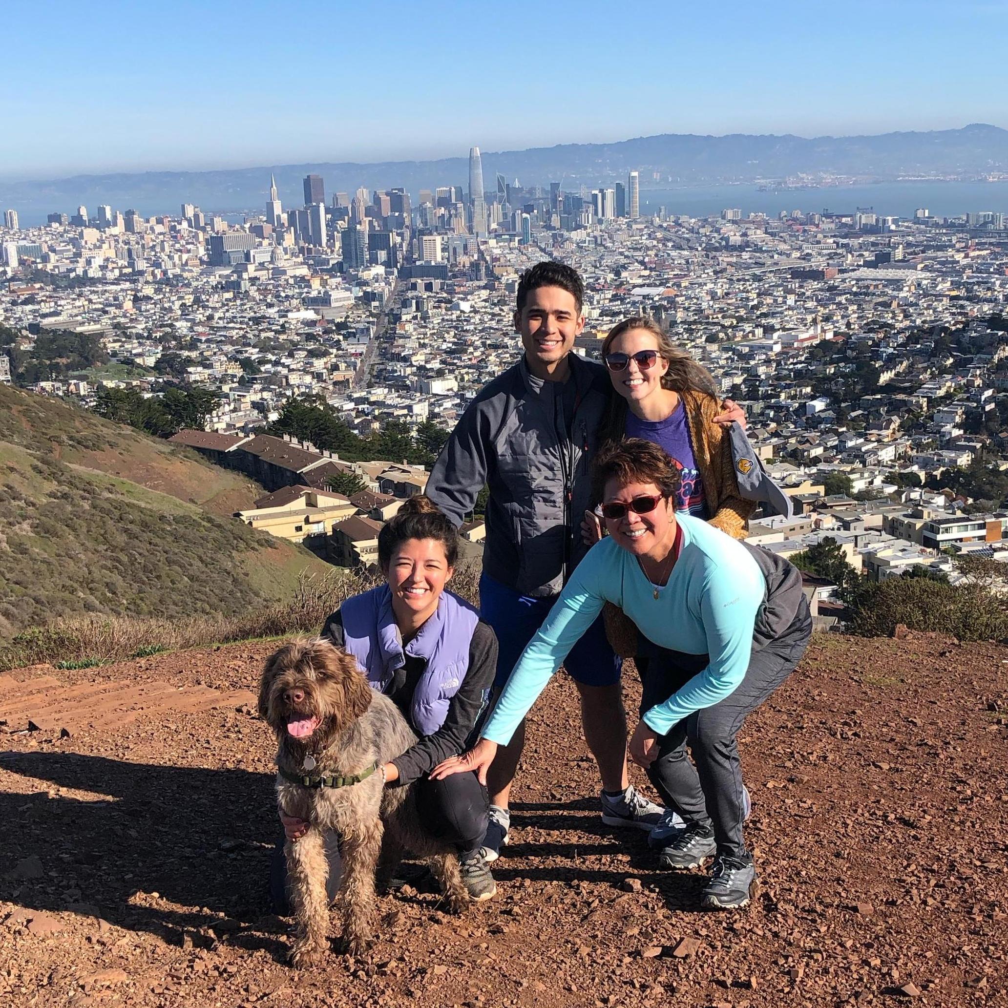 Visiting Logan's sibs in San Fran!