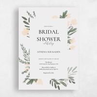 Grey Wedding Wedding Shower Invitation - Oaklyn Portrait
