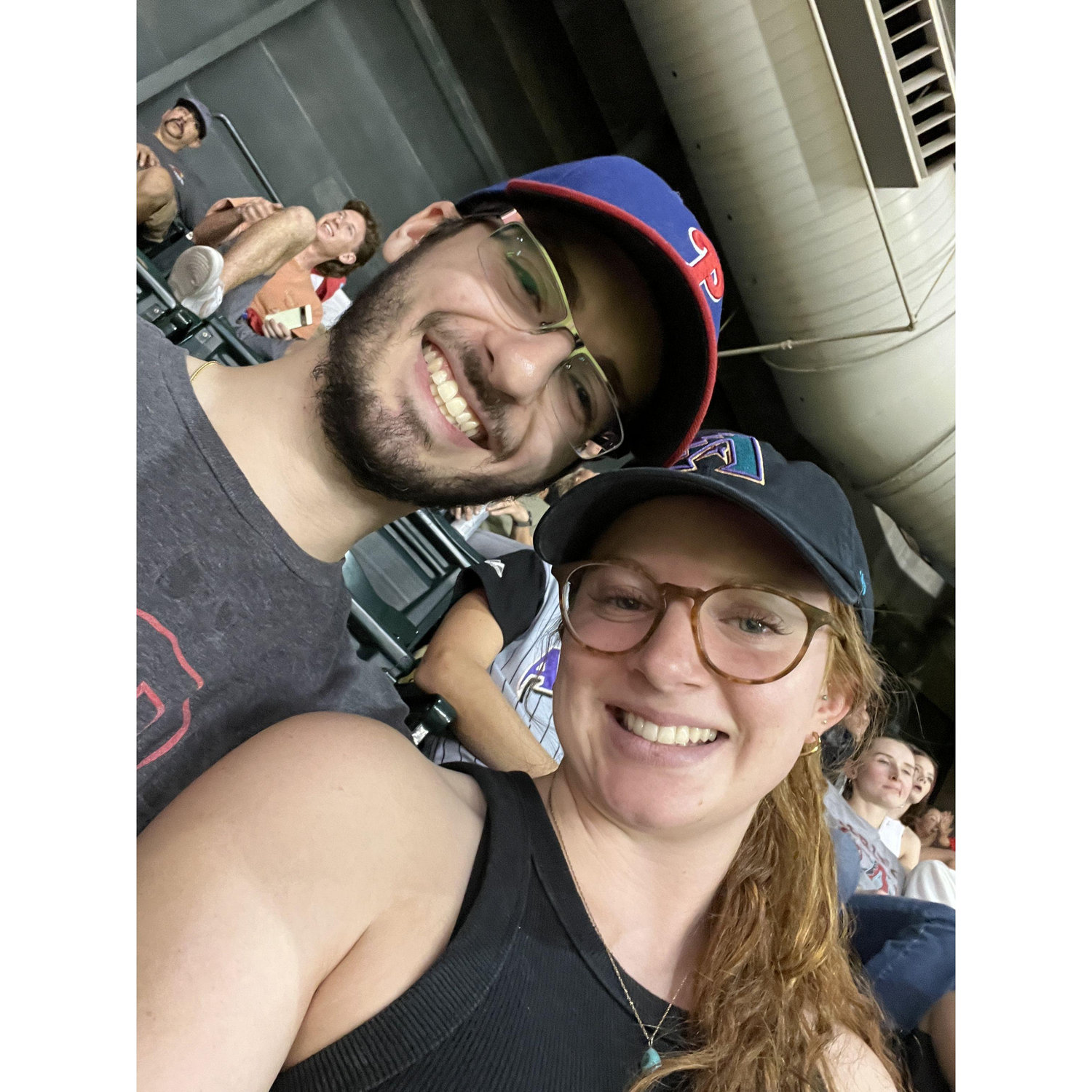 Going to baseball games together!