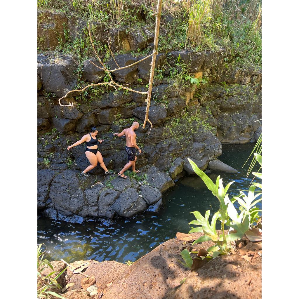 After we jumped off a waterfall