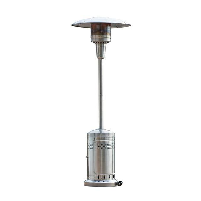 Royal Garden Patio Heater - Outdoor Patio Heater - 48000 BTU Propane Based - Stainless Steel Construction - Classic Design - with Wheels - Easy Set Up - Commercial & Residential
