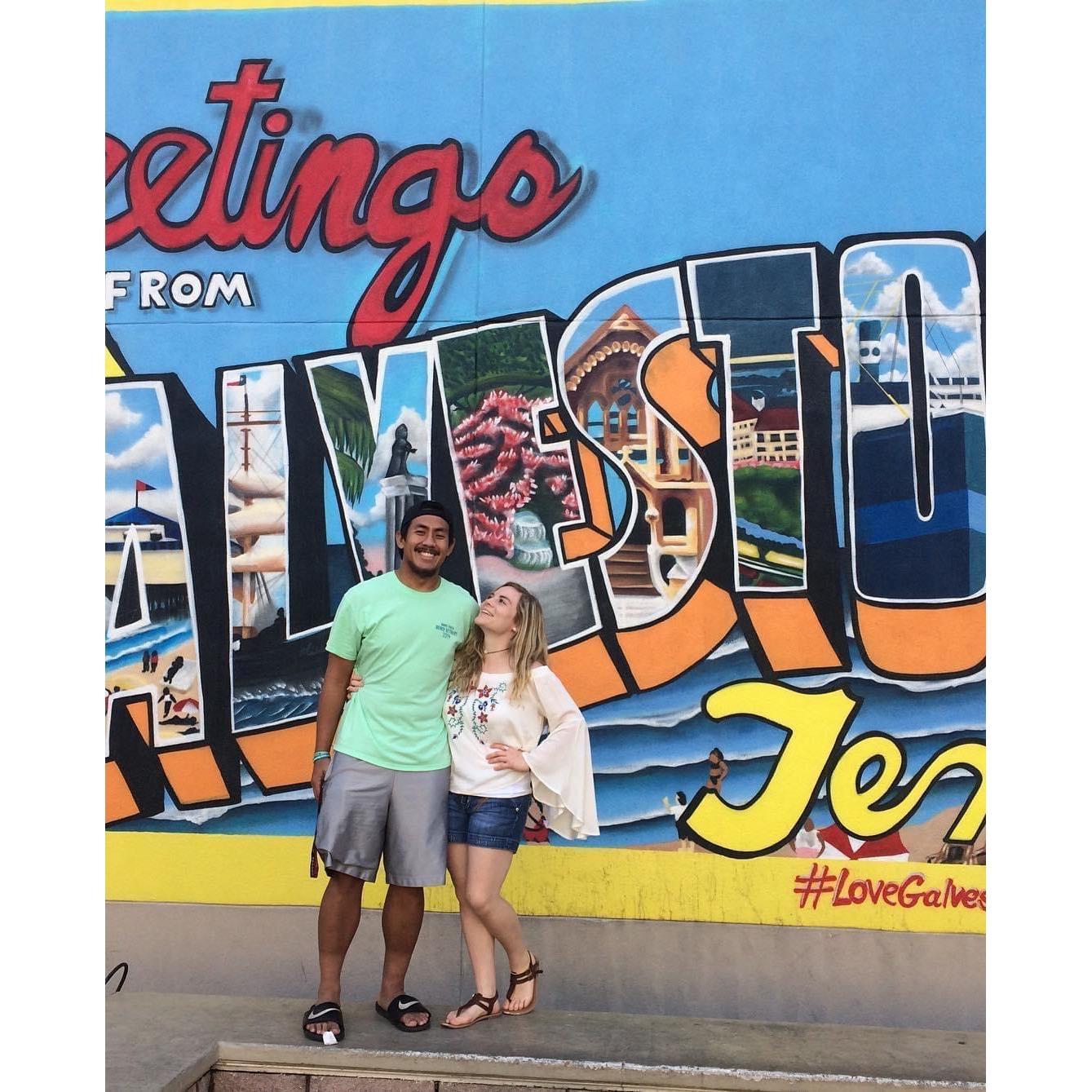 First trip together to Galveston, TX