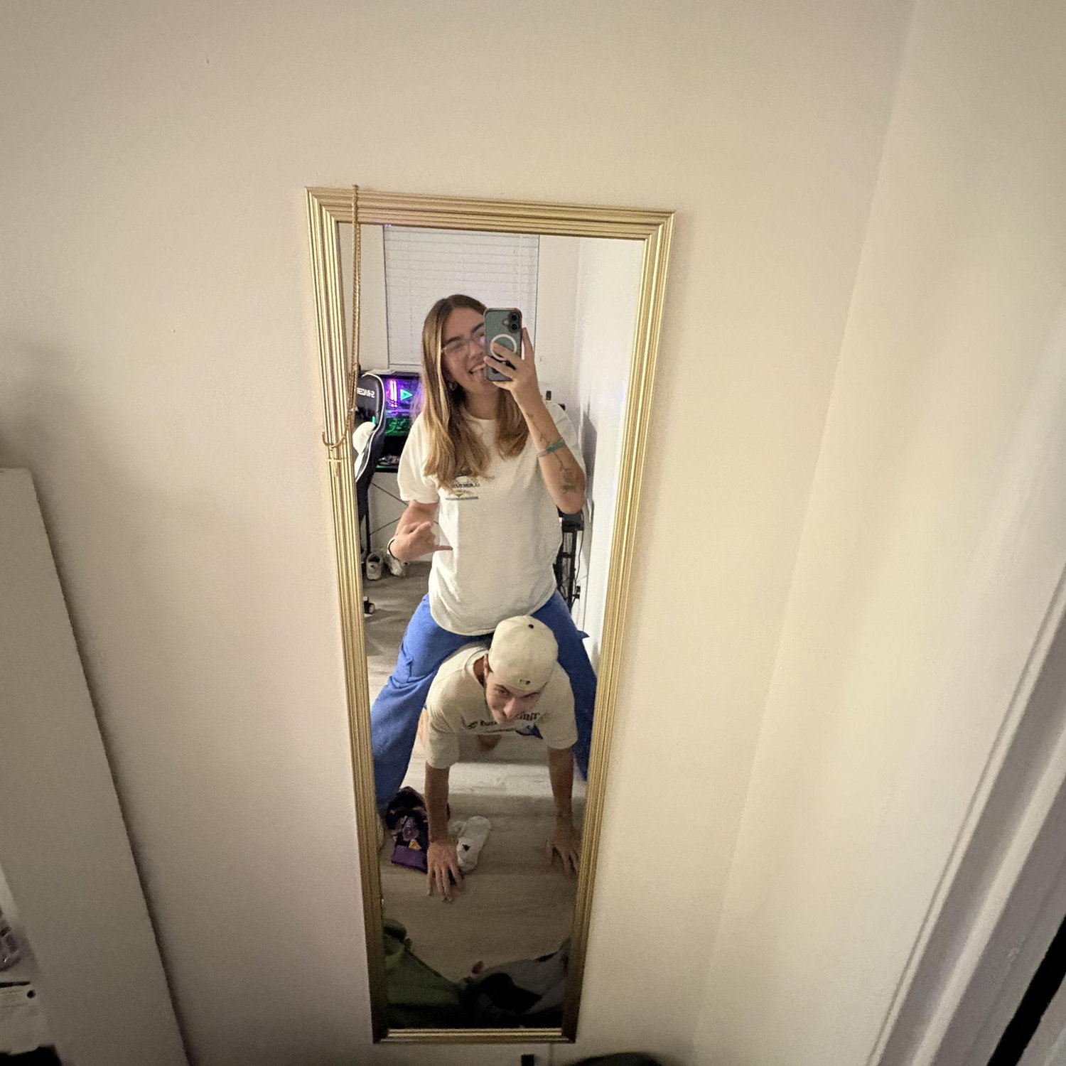 Always acting silly