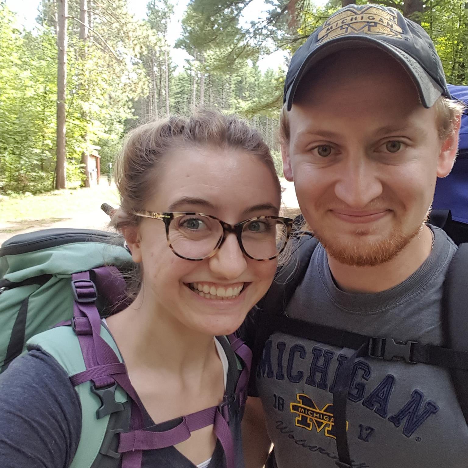 Hiking the Manistee River Trail, North Country Trail Loop (our first big hiking trip)