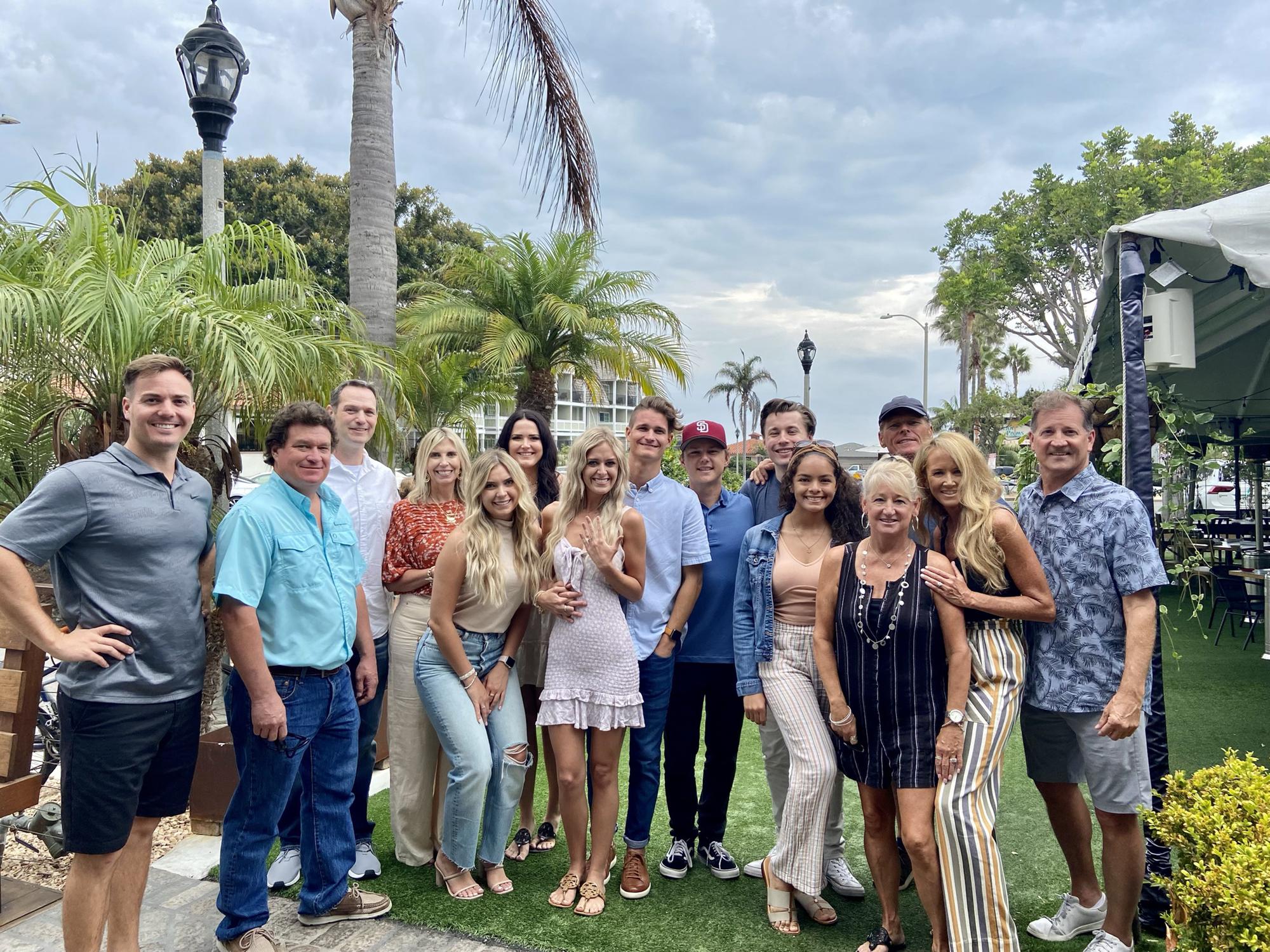 Surrounded by our family <3