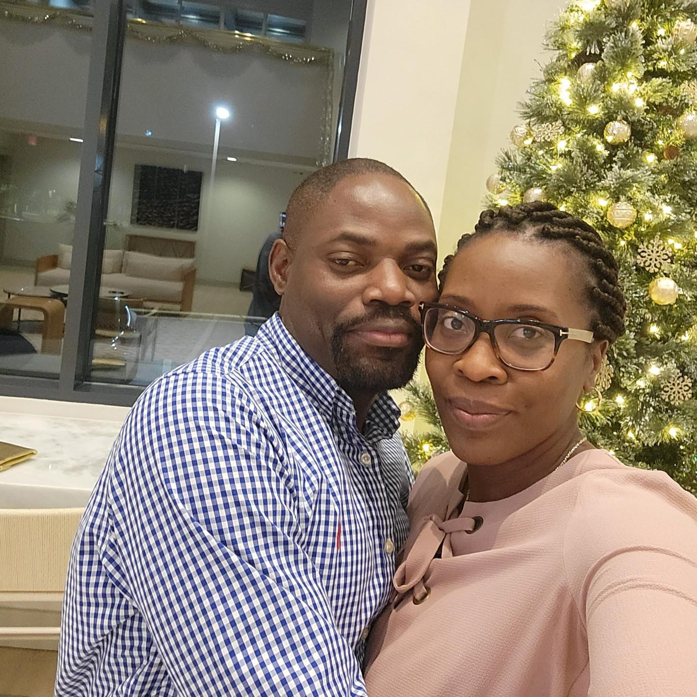 Our first Christmas together.