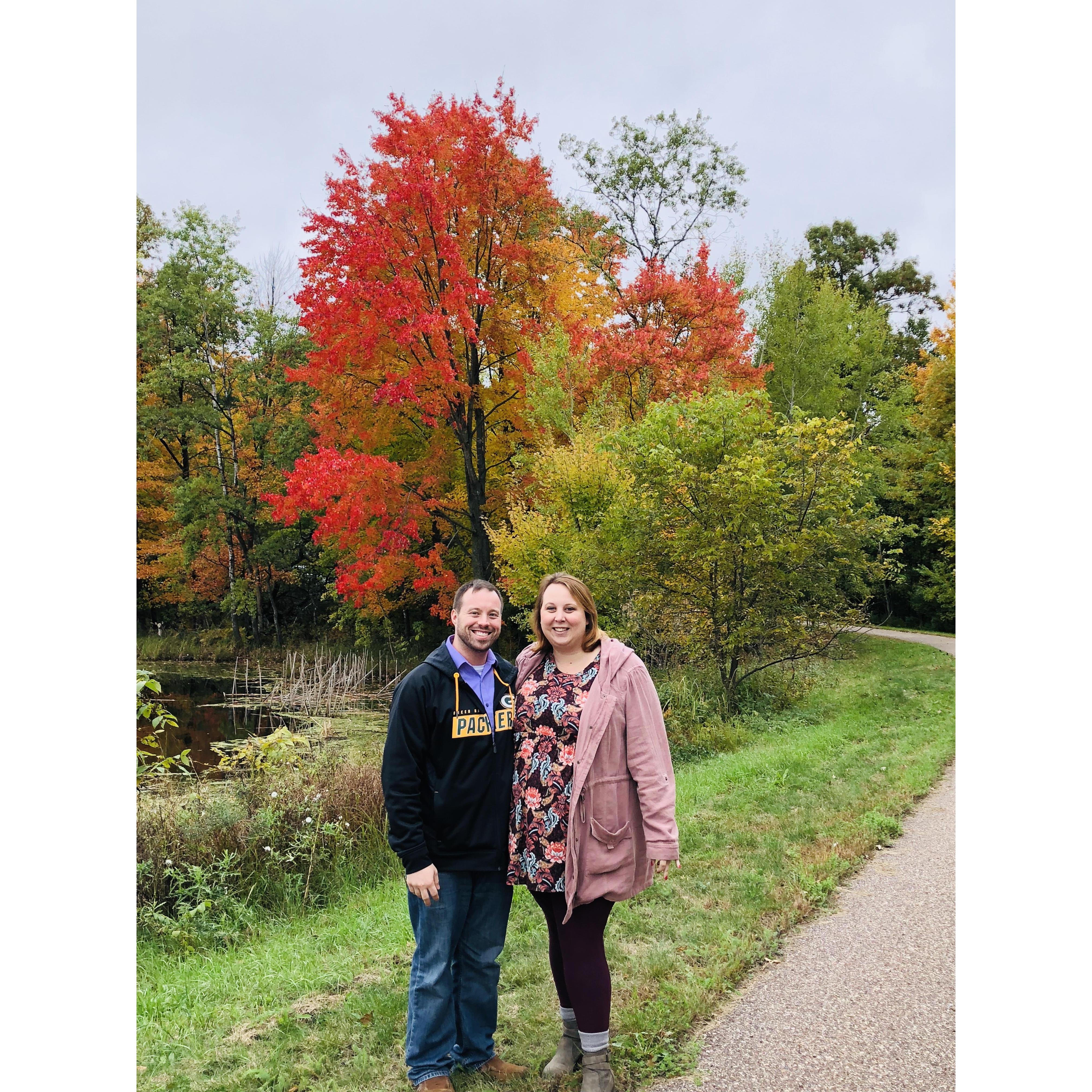 First Fall visit for Carrie in Wisconsin