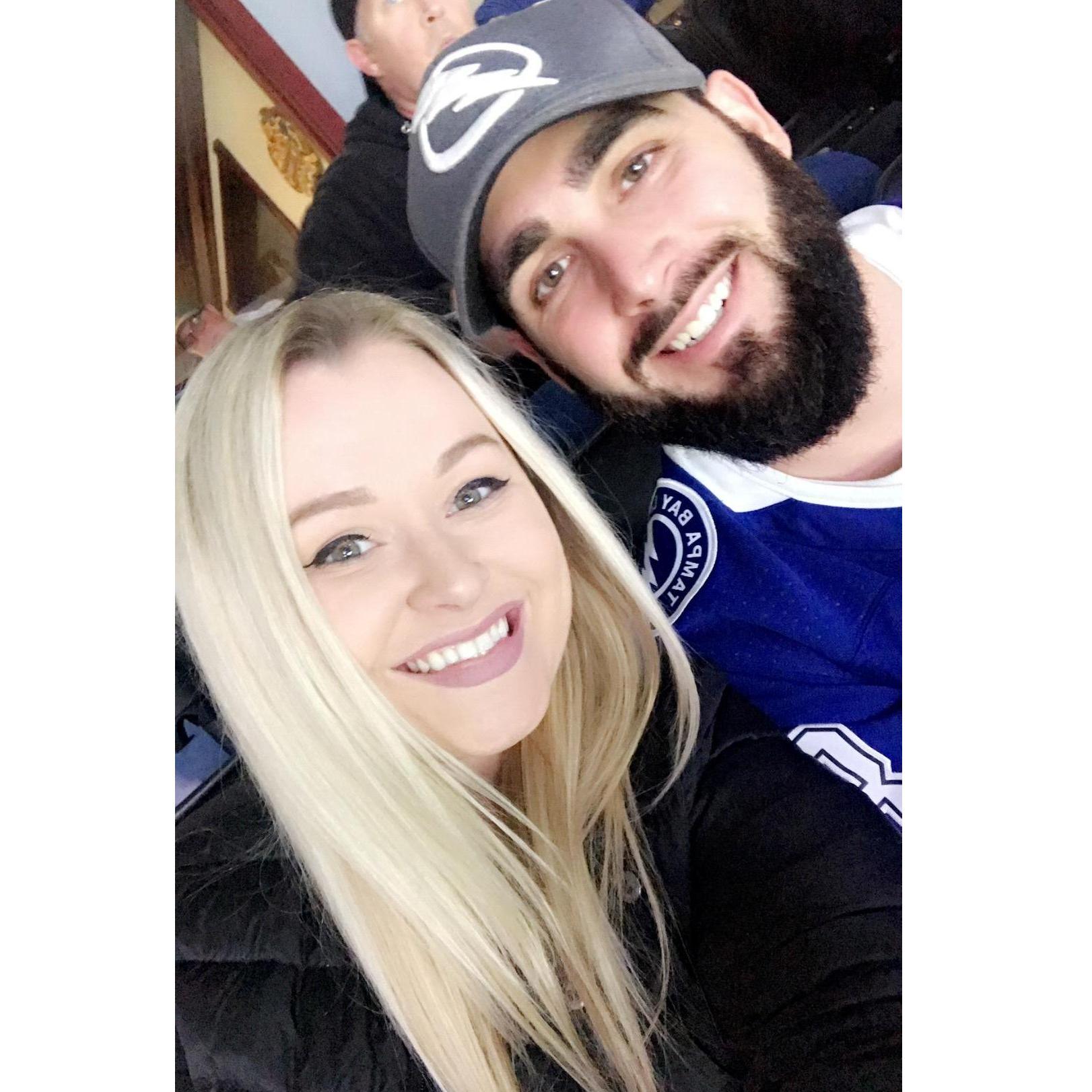 Chase Club Seats at the Lightning Game in January 2019!