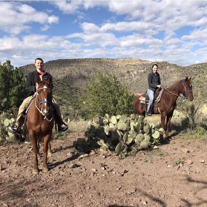 Horseback riding in Sedona, Arizona. October 2018.