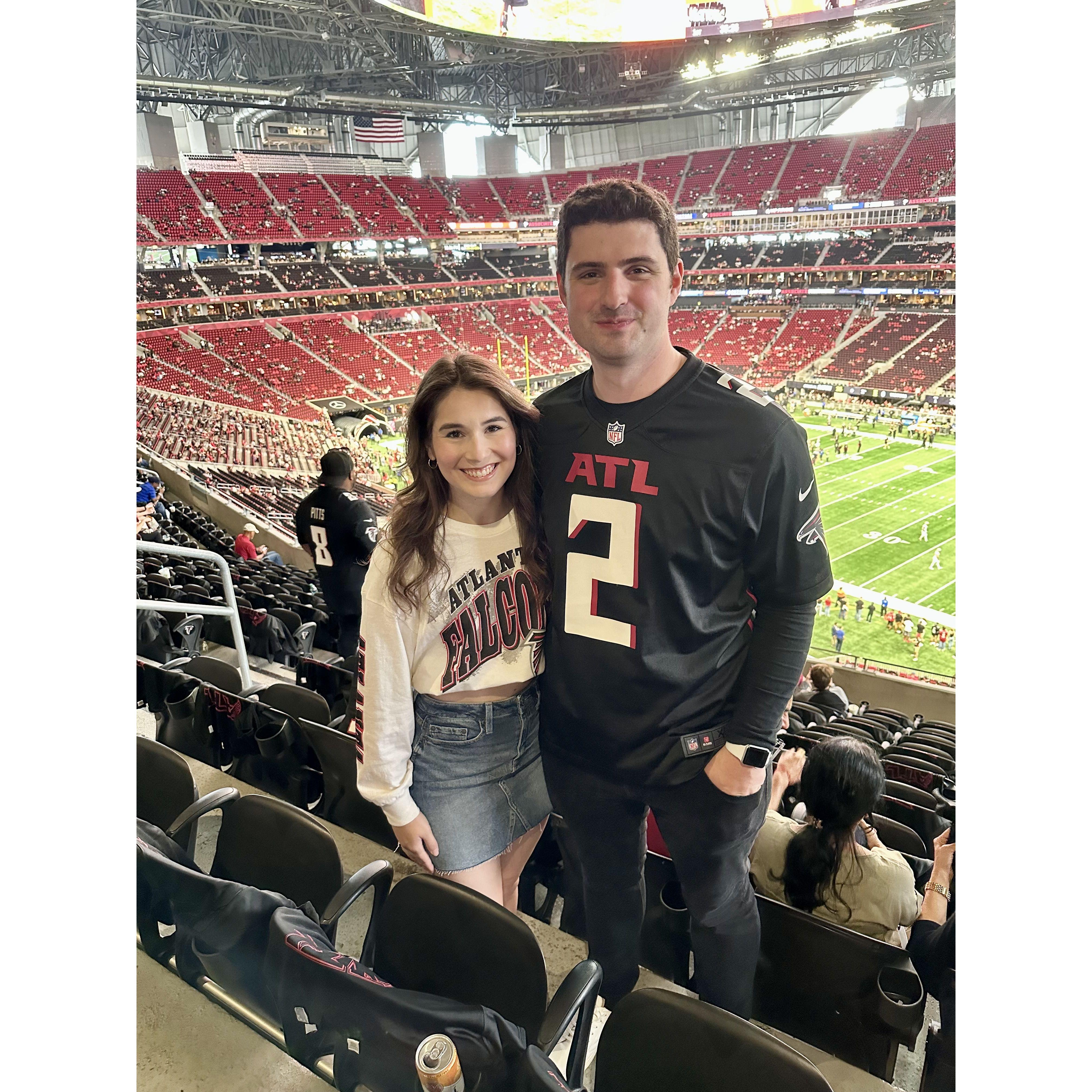 Falcons game in Atlanta - September 2024