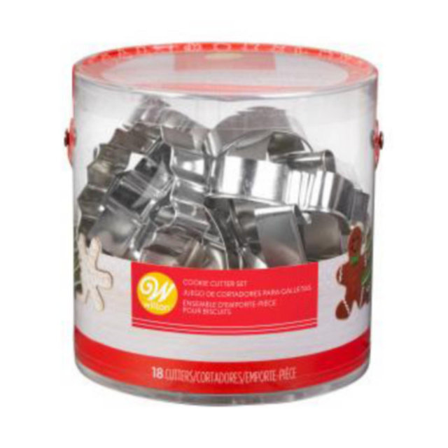 Wilton 18-Pc. Holiday Cookie Cutter Set