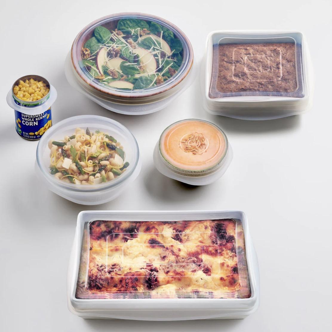 Stasher Stretch Lids Variety 6-Pack