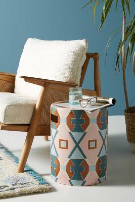 Atlas Ceramic Indoor/Outdoor Side Table