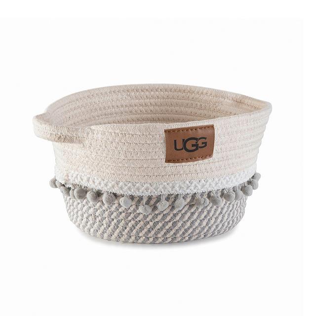 UGG® Paloma Palm Large Vanity Bin in Snow/Grey