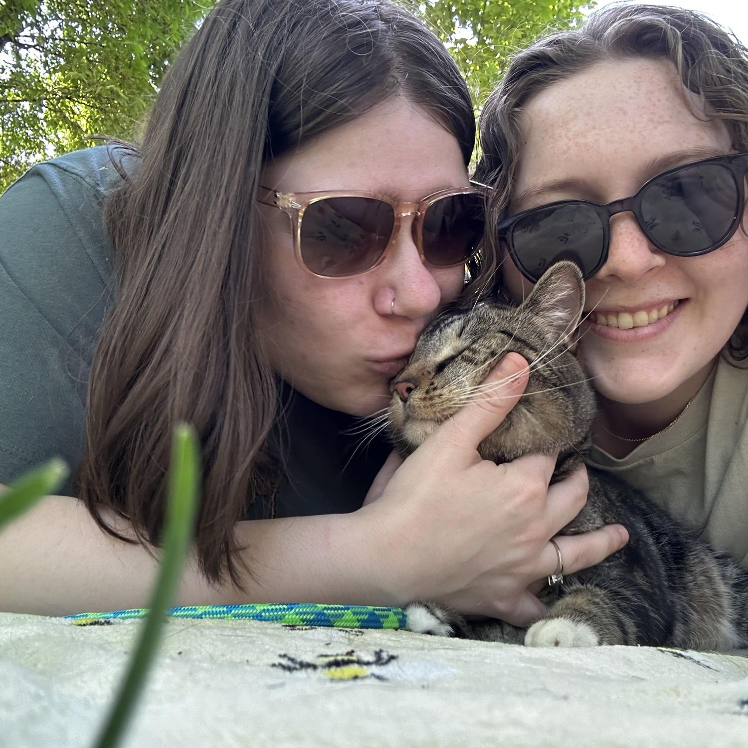 Took our sweet baby Tobi to the Boston Public Garden <3
