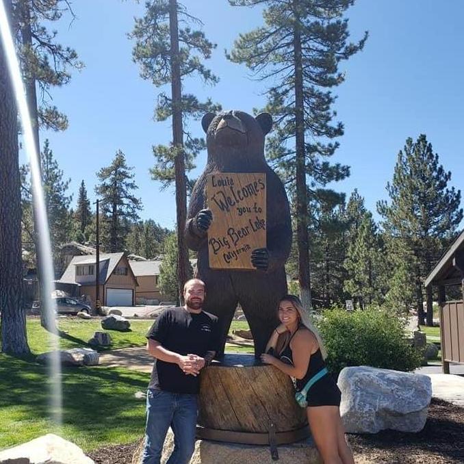 Our FIRST and only trip to Big Bear so far, yeah he still doesn't stop begging to go again. One day we will go back :)