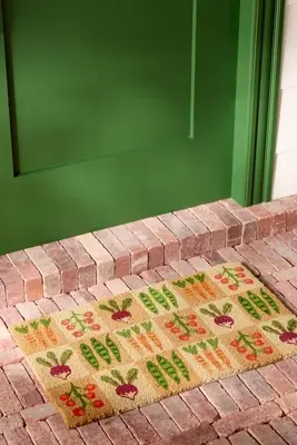 Garden Veggies Printed Coir Doormat