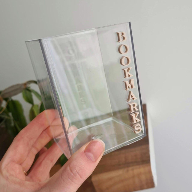Bookmark Holder Bookmark Pot Bookshelf Decor Reading Gift Book Accessories Bookmark Storage Book Lover Gift Personal Library Bookish Booktok