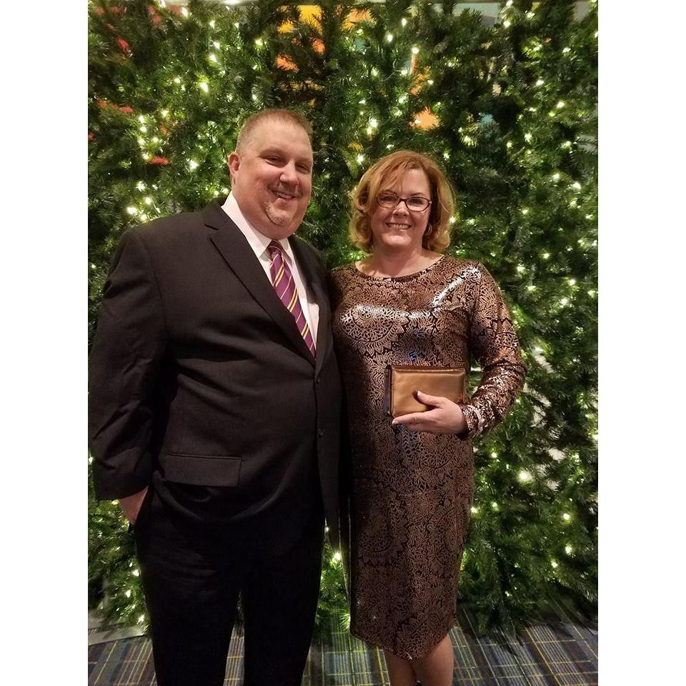 The 2nd Christmas party function we attended for Donnie's work!