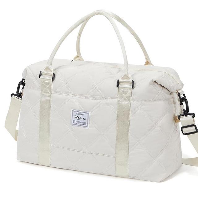Travel Duffel Bag, Sports Tote Gym Bag, Shoulder Weekender Overnight Bag for Women