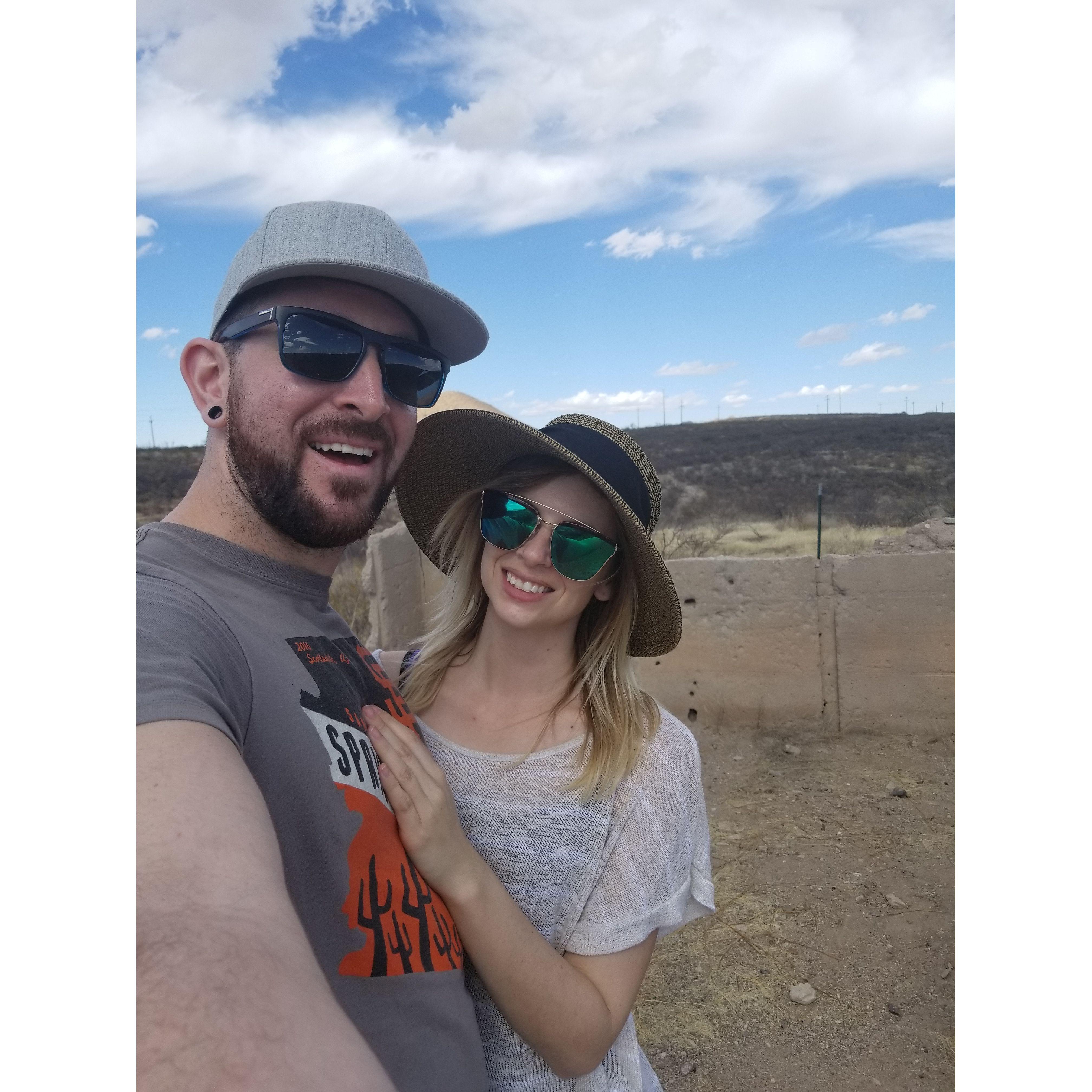 There is an abandoned adobe called Brunckow's Cabin outside Tombstone AZ we had to check out!
