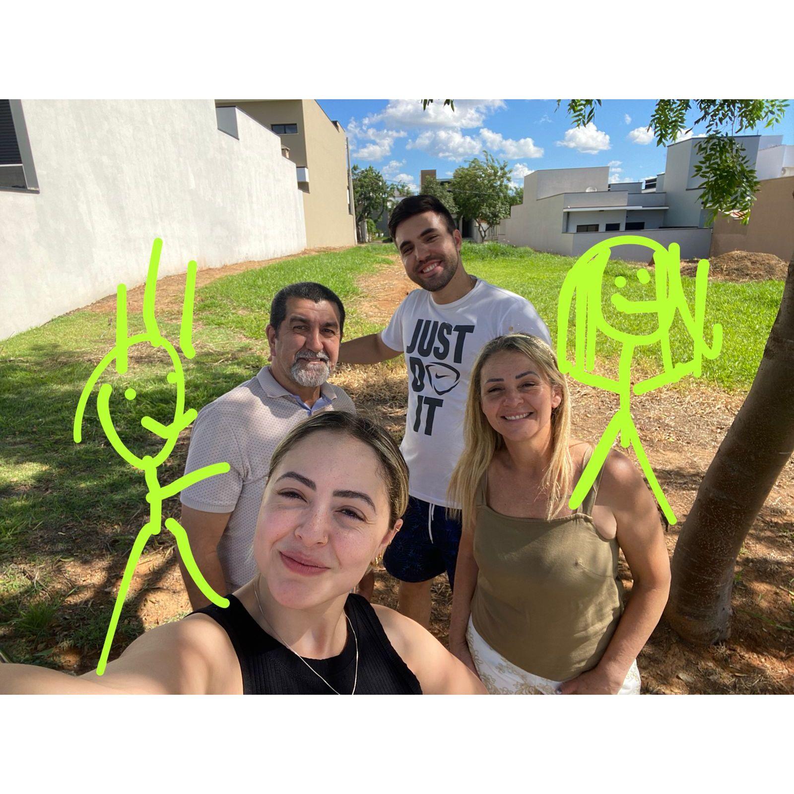 Ticia's dad, mom, sister, brother-in-law, James and Ticia!