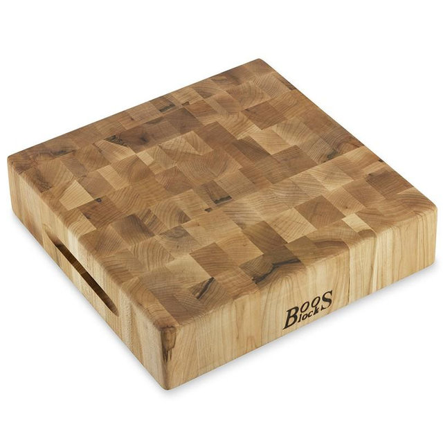 Boos End-Grain Cutting Block, Maple, 12" X 12" X" 3