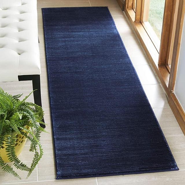 Safavieh Vision Collection VSN606N Modern Ombre Tonal Chic Runner, 2'2" x 6' , Navy