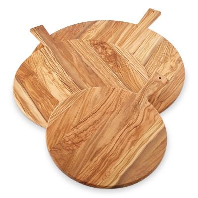 Medium Round Olive Wood Cheesboard