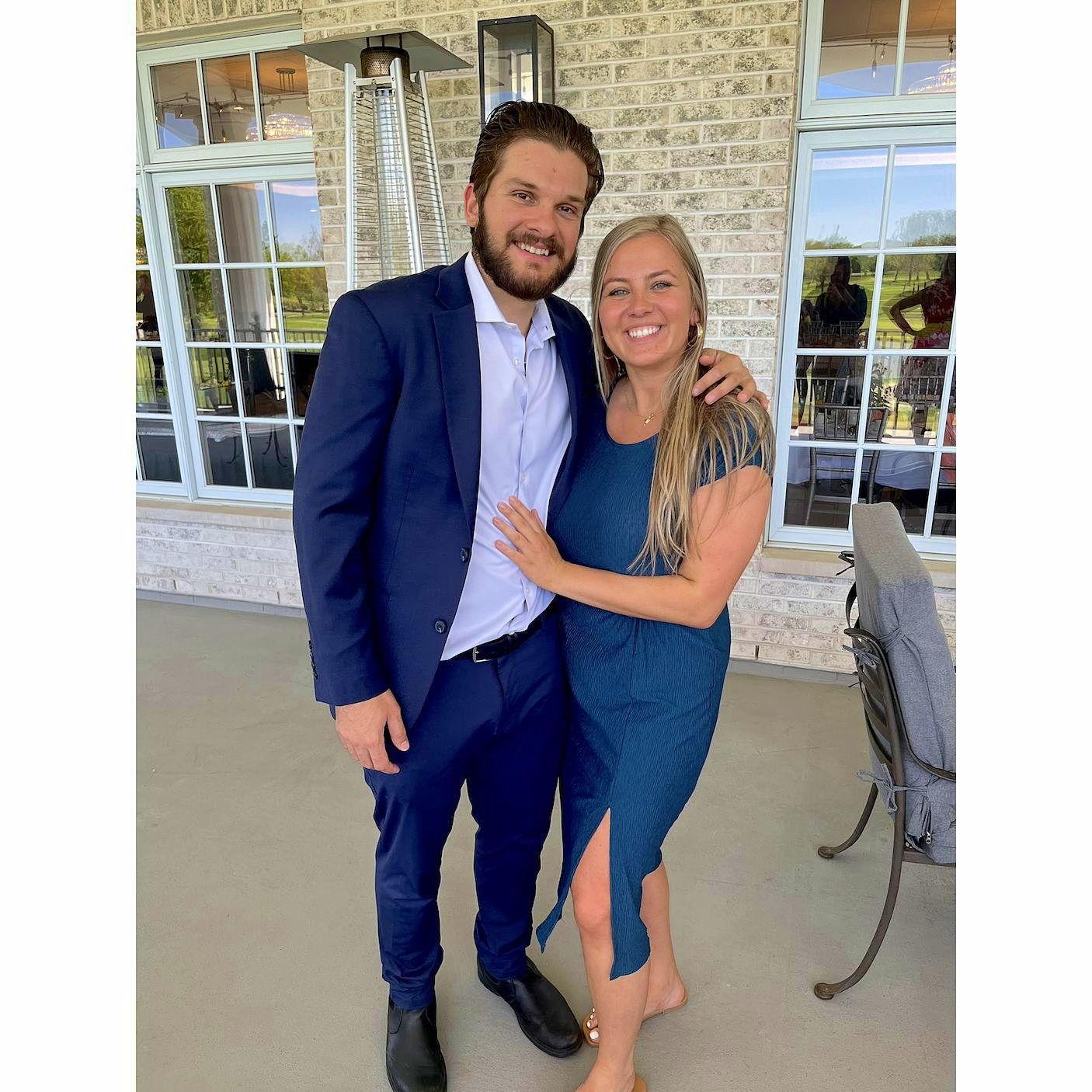 Our first (kinda) photo together :)