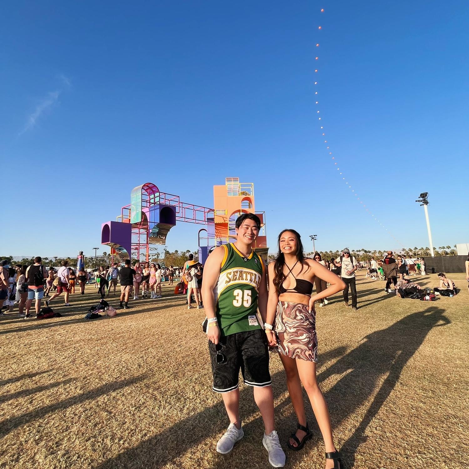 April 2022: first coachella festival