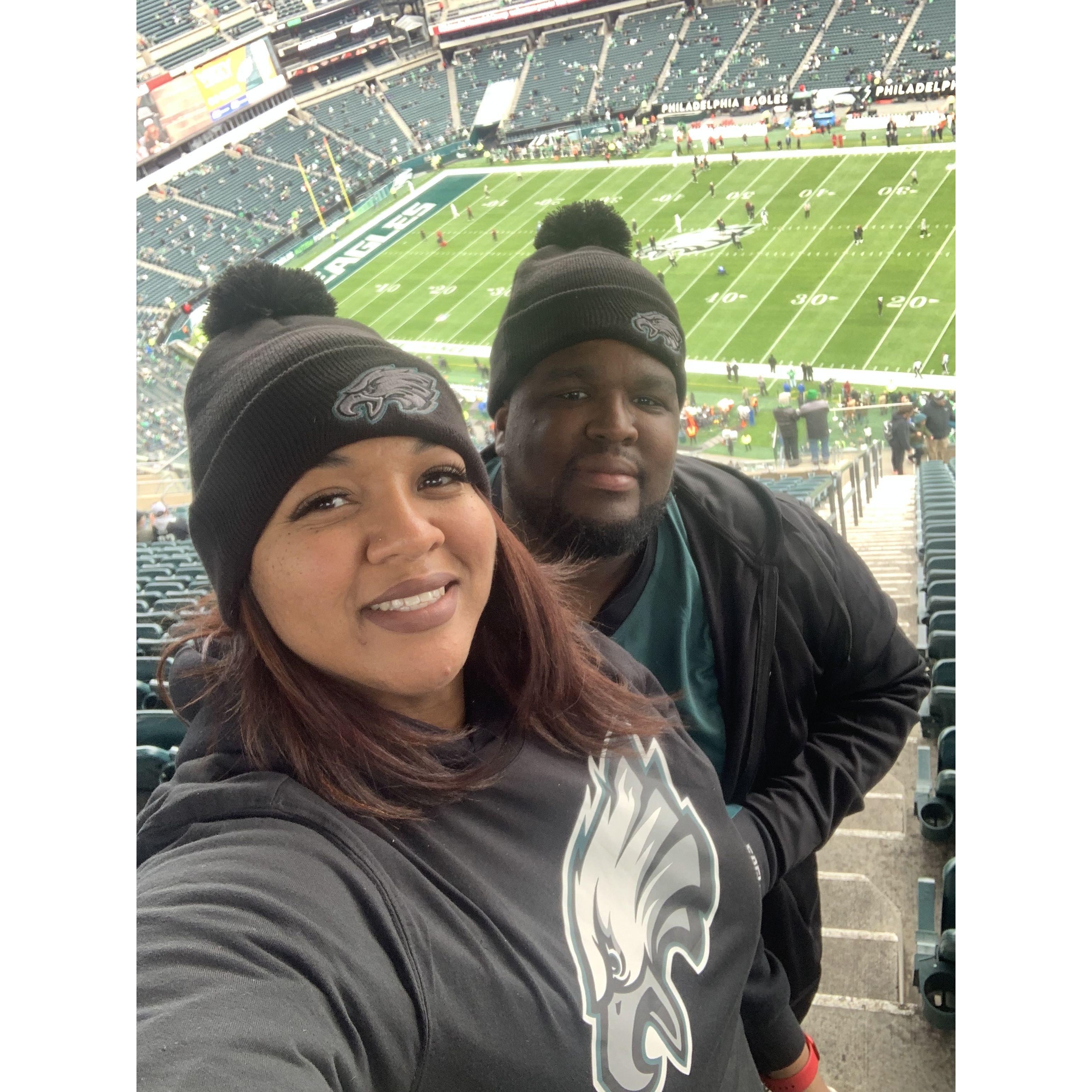 First Eagles Game In Philly