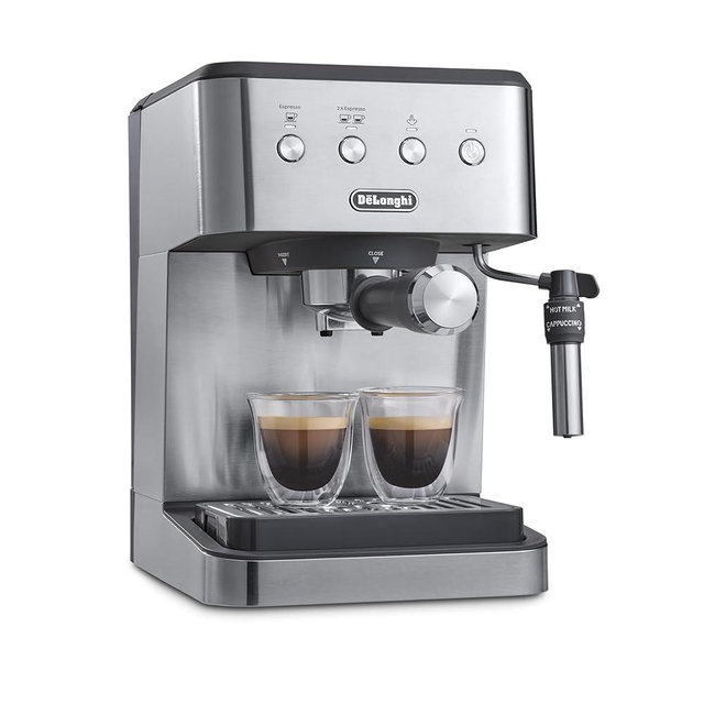 De'Longhi EM400M Classic Espresso Machine, Stainless Steel