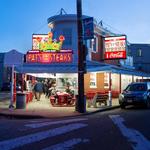 Compare Pat's vs Geno's Cheesesteaks