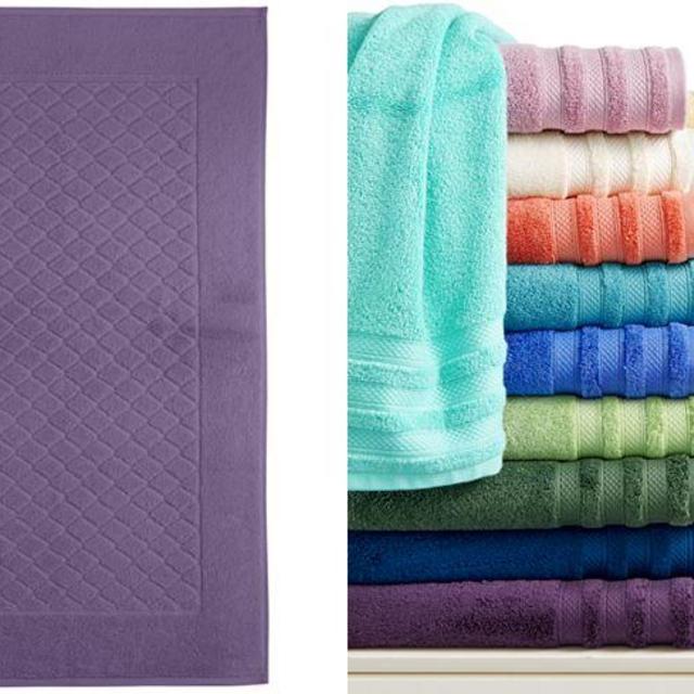 Classic Pima Cotton 20" x 34" Tub Mat, Color: Plum Only at Macy's