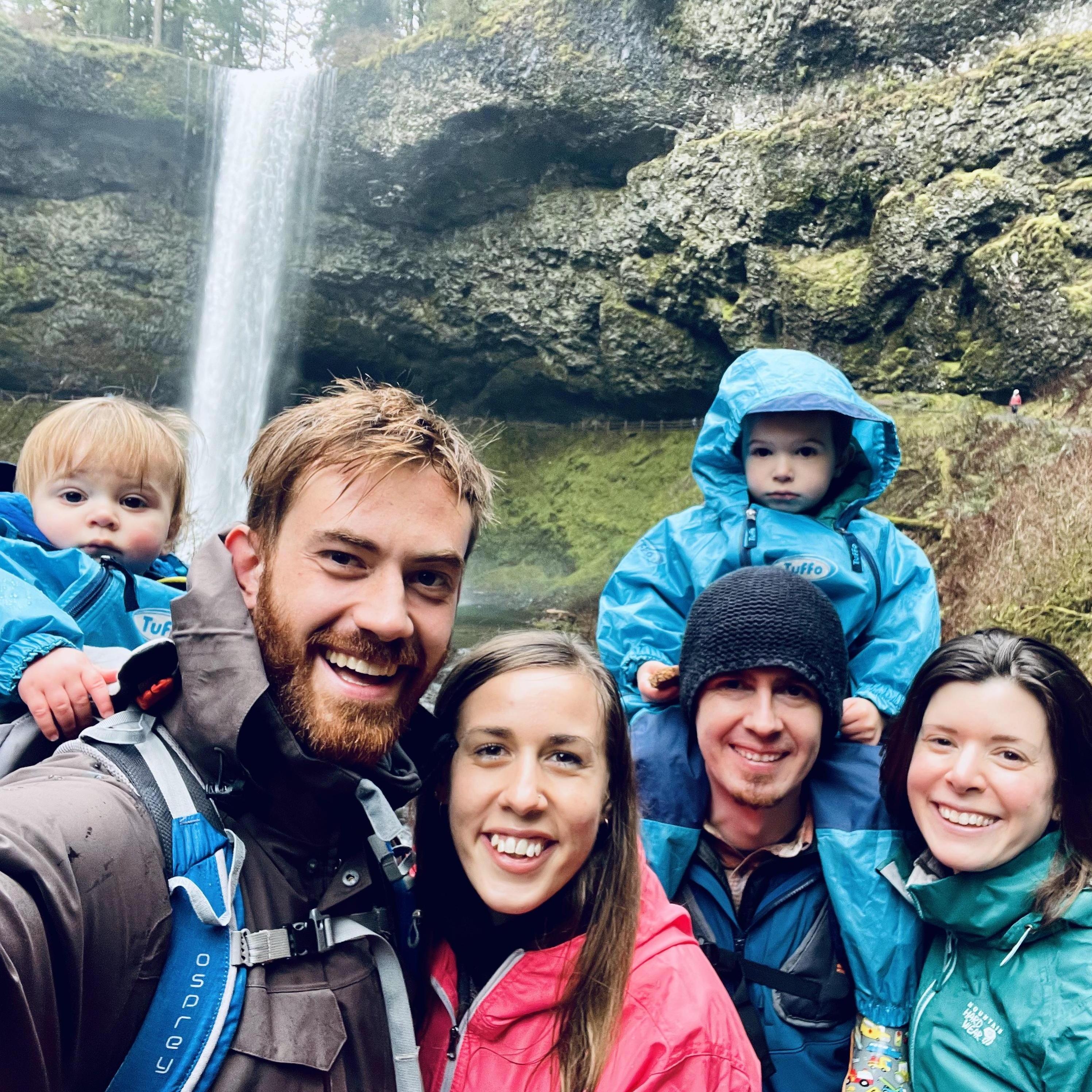 Visiting Stephen's sister (Joyanna), brother-in-law (Nate), and nephews (Elliot & Graham) in Portland, OR.