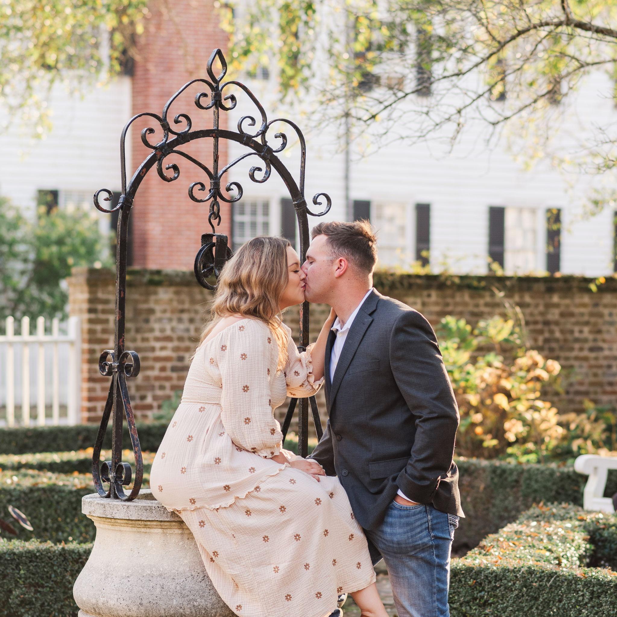 Engagement Photos by Emily Saunders in New Bern where Dustin proposed!
