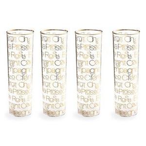 Set of 4 Champagne Flutes