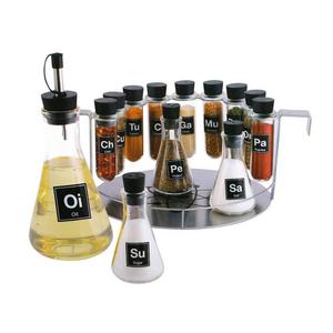 Chemist's Spice Rack, 14 Piece Chemistry Spice Rack Set