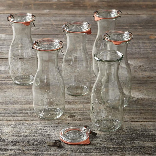 Weck Juice Jars, Set of 6, .5 L