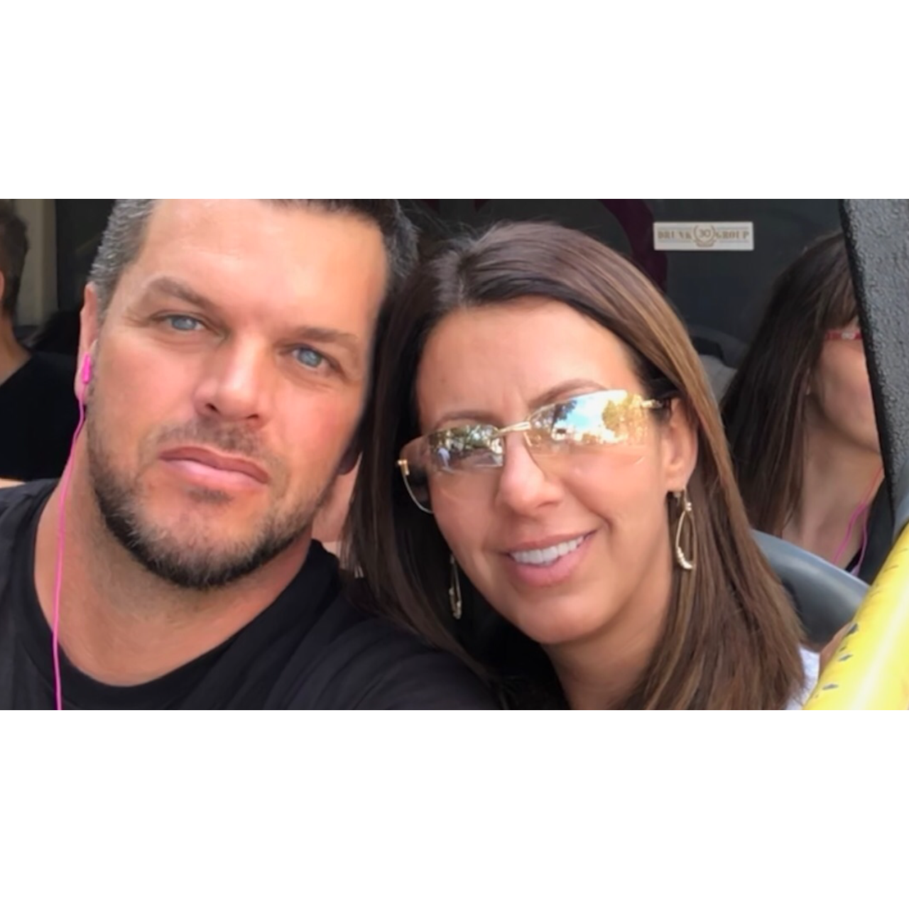 That time we had a crazy idea to go to Italy.  This was taken on a bus tour in Rome!