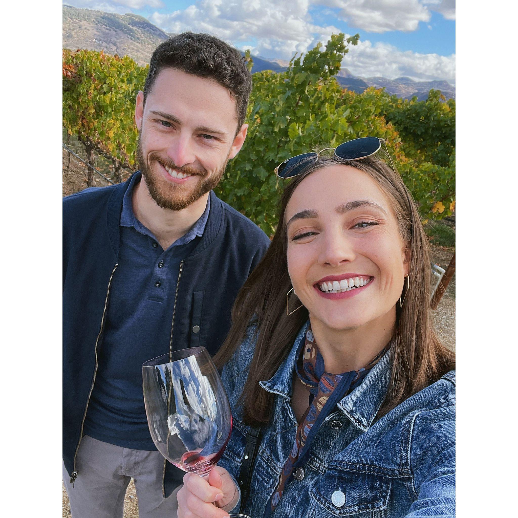 Claire lures Jake to see where she grew up with a trip to Napa