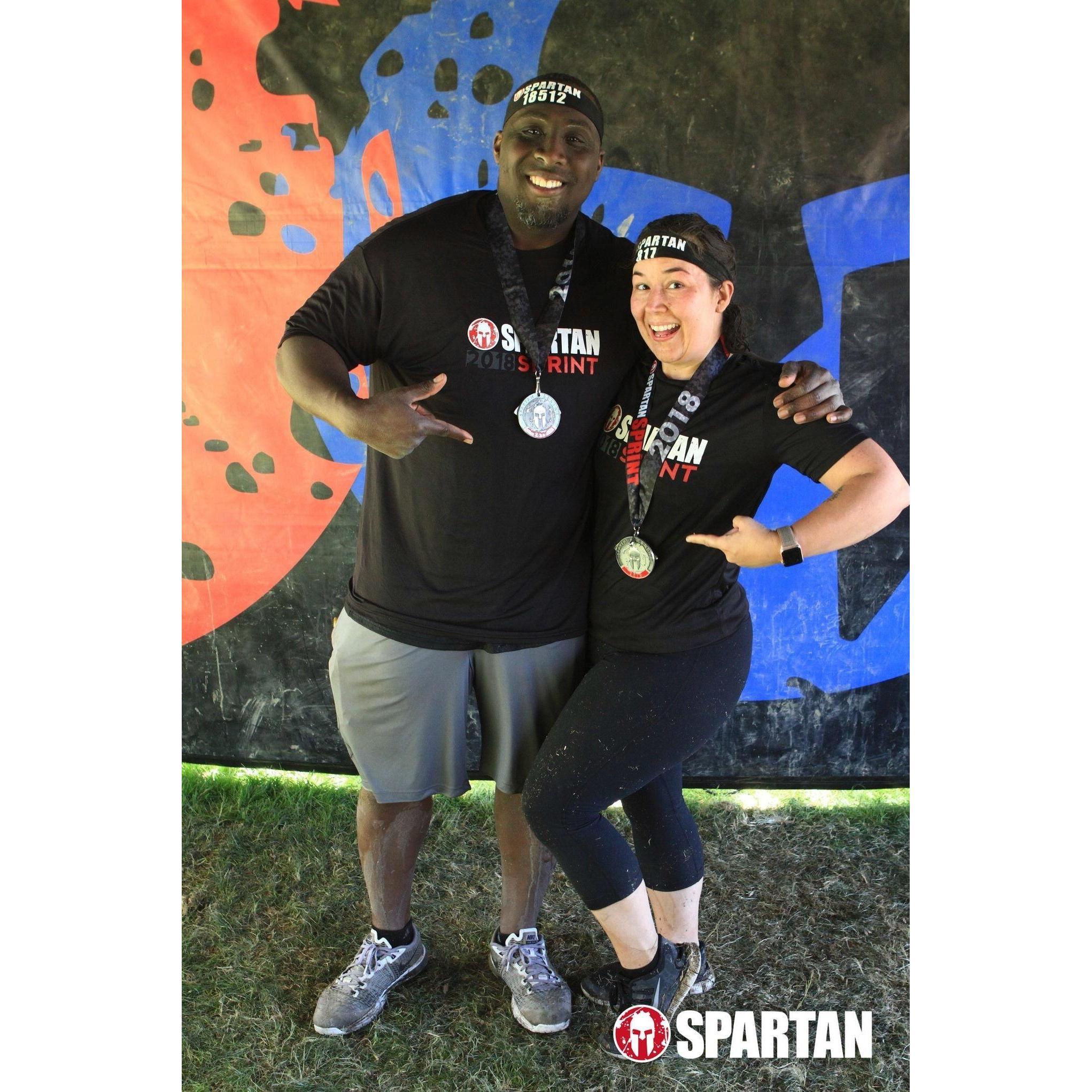 Our first (and so far only) Spartan Sprint!