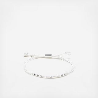 Clarity Gemstone Silver Bracelet