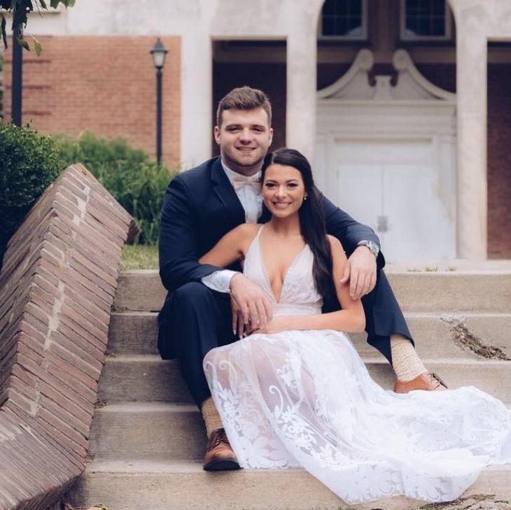 High school prom (but honestly could have been our save the date photo).