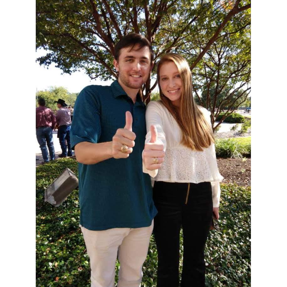 such a proud moment when an Aggie receives their ring! Alex was able to be there to celebrate when Hannah got her ring in 2018!