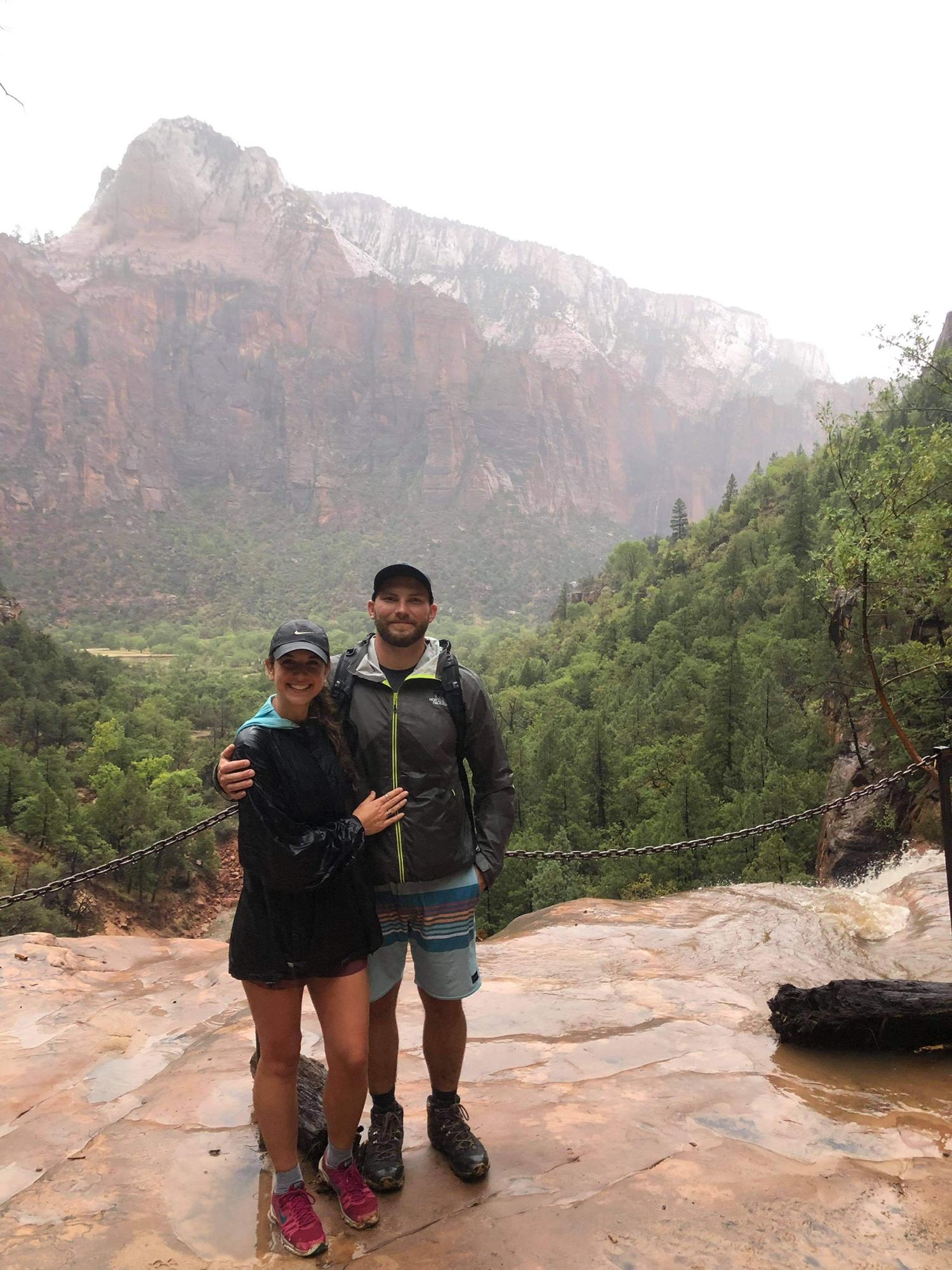 A hike is almost always included any time we see each other. The beautiful Zion National Park!
