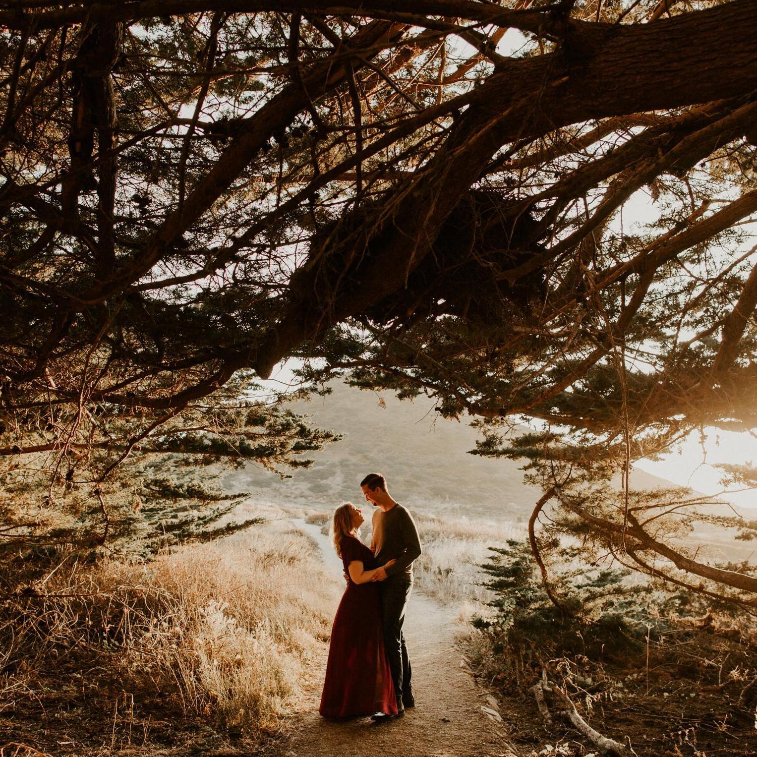 Our engagement session was so dreamy