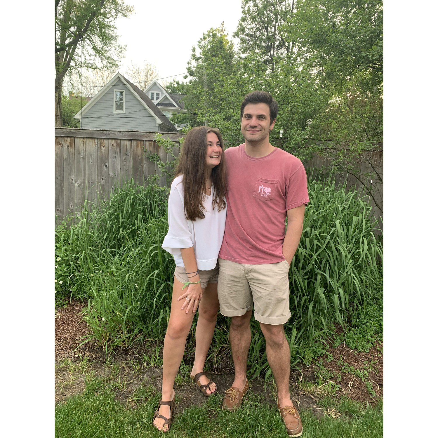 Summer 2020: First visit to Hinsdale as a couple!
